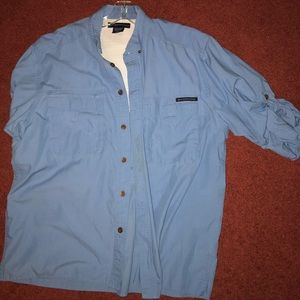 EX-FFICIO fishing shirt. Size L